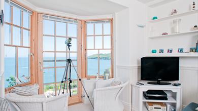 Sitting room with views