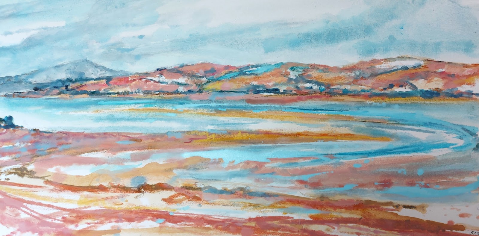 Teignmouth and Shaldon Estuary by Rachel Garner